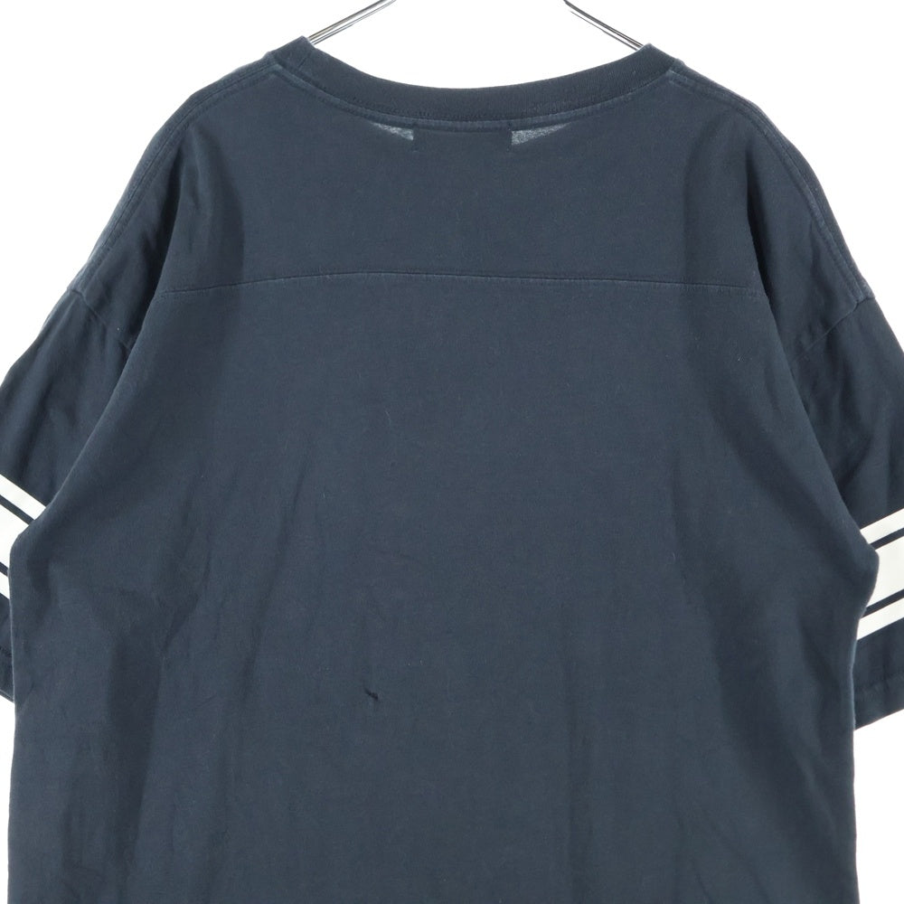 B:MING LIFE STORE by BEAMS(ビーミングライフストアバイビームス) フットボールプリントヨーク切り替え ロングワンピース カットソー ブラック 93-26-0103-213 レディース