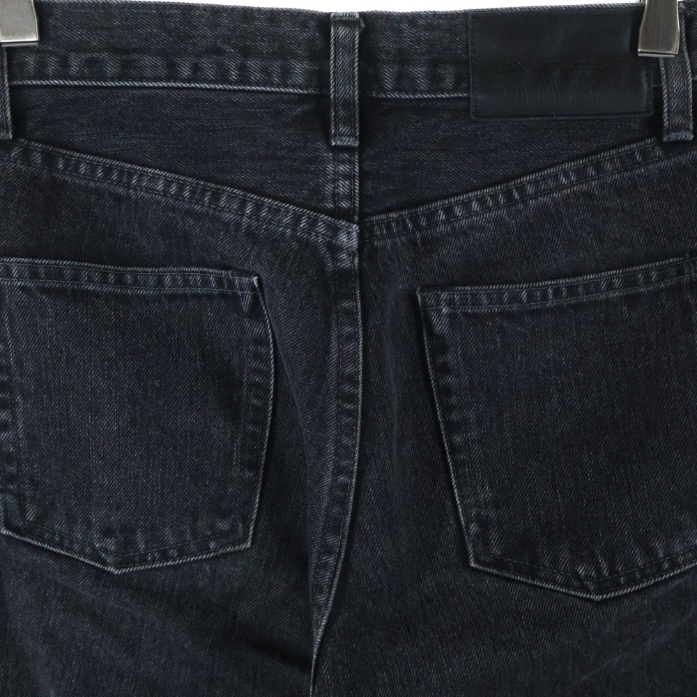 JOHN LAWRENCE SULLIVAN(ジョンローレンスサリバン) WOMENS WASHED DENIM SLITTED PANTS ウィメンズ ウォッシュド スリットデニムパンツ ブラック JLSW-35