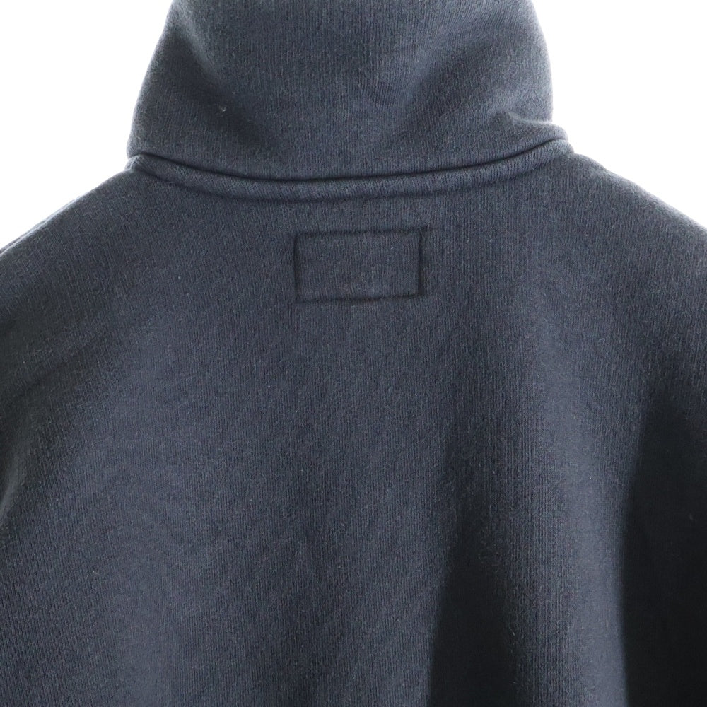 STUSSY(ステューシー) 24SS HALF ZIP MOCK NECK SWEATSHIRT ハーフジップ モックネック スウェットシャツ トレーナー ブラック 118539