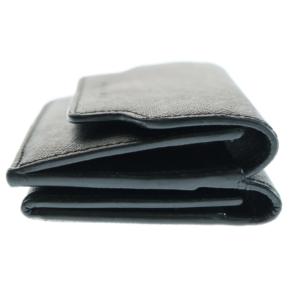 MARNI(マルニ) フロントロゴ レザー 三つ折り コンパクトウォレット 財布 ブラック PFMOW02U07