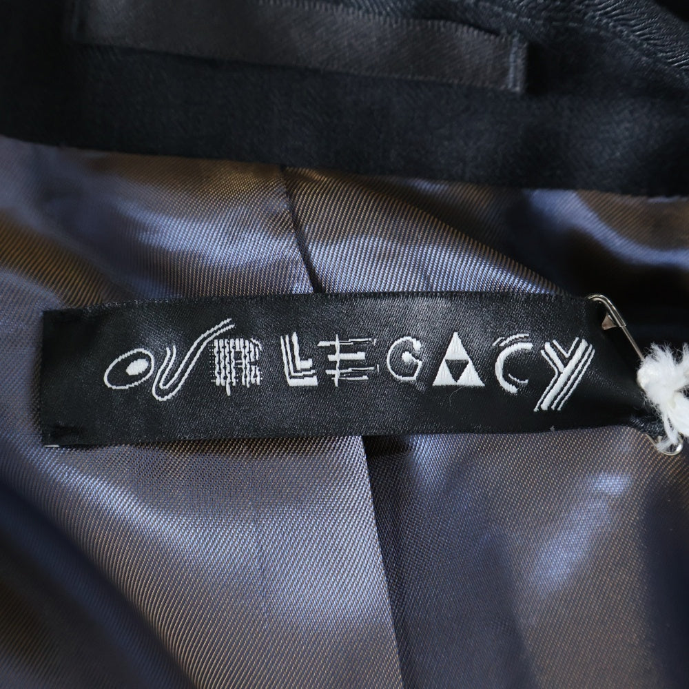 OUR LEGACY(アワーレガシー) MINI BLAZER ミニブレザー ジップアップテーラードジャケット レディース グレー W4230MGM