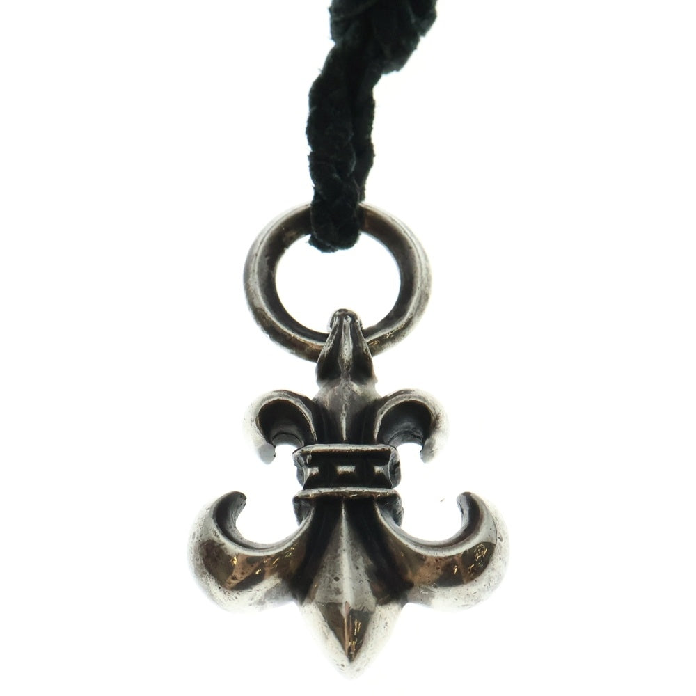 CHROME HEARTS(クロムハーツ) OLD BS FLUER BSフレアペンダント シルバー ネックレストップ レザーブレイド シルバー
