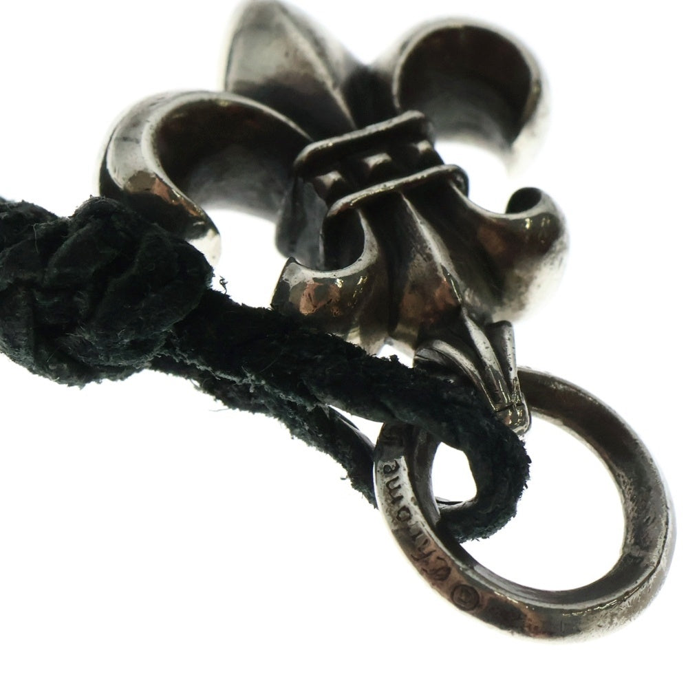 CHROME HEARTS(クロムハーツ) OLD BS FLUER BSフレアペンダント シルバー ネックレストップ レザーブレイド シルバー