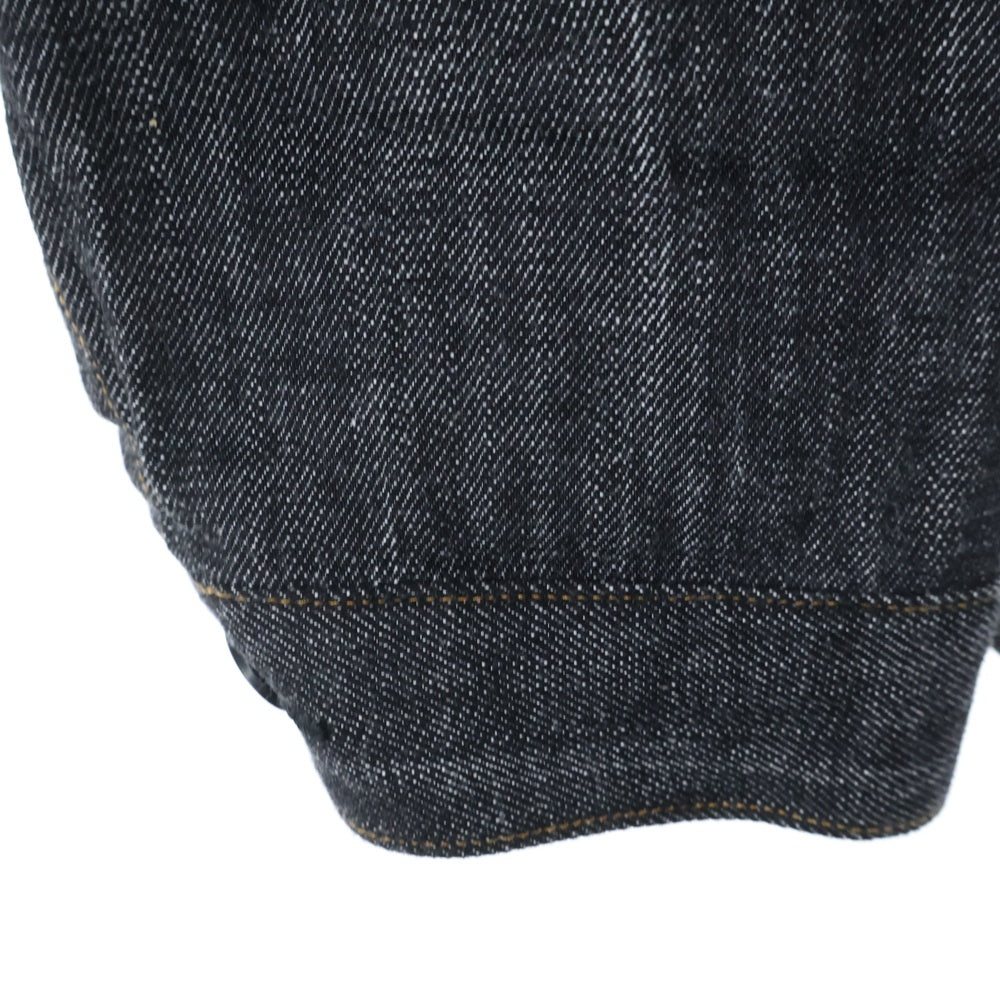 Y's(ワイズ) 8OZ DENIM TUCKED DENIM JACKET 8オンス タックド デニムジャケット ブラック レディース YT-Y02-028