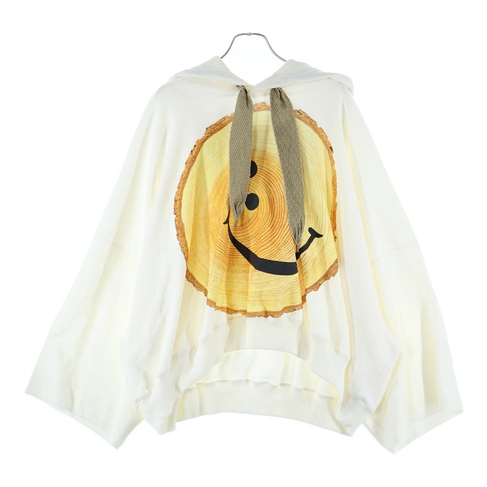 KAPITAL(キャピタル) Fleece Devil Hoodie フリース デビル フーディ プルオーバースウェットパーカー ホワイト K2409LC023