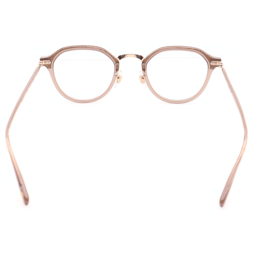 EYEVAN(アイヴァン) Robert ロバート ボストン フレーム メガネ ゴールド