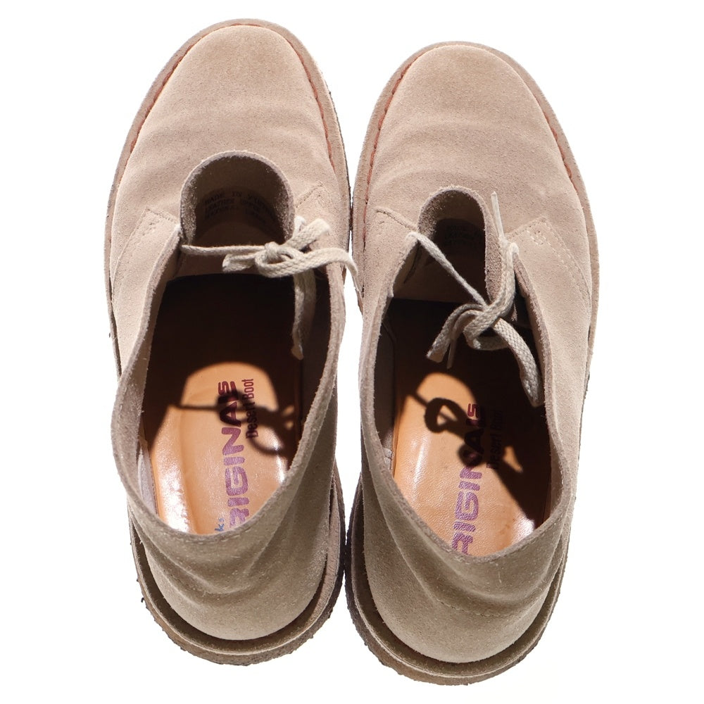 Clarks(クラークス) クレープソール デザート ブーツ ベージュ 31695