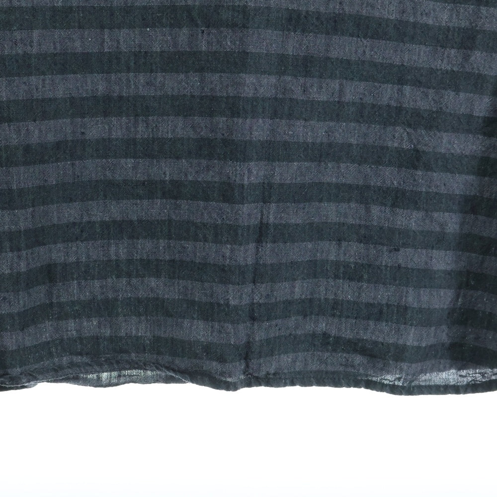 APUNTO B(アプントビー) ボーダー柄 ショートスリーブ ワンピース ドレス レディース ブラック/グレー IT-155