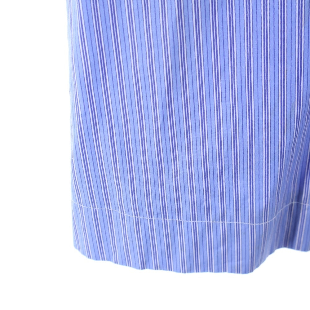 Gymphlex(ジムフレックス) ストライプ柄 ボタンロングスカート レディース ブルー 19S-KW-001