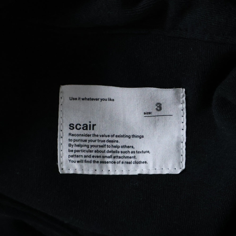 SCAIR(スケアー) スナップボタン コットン長袖シャツ 2002SC-S002