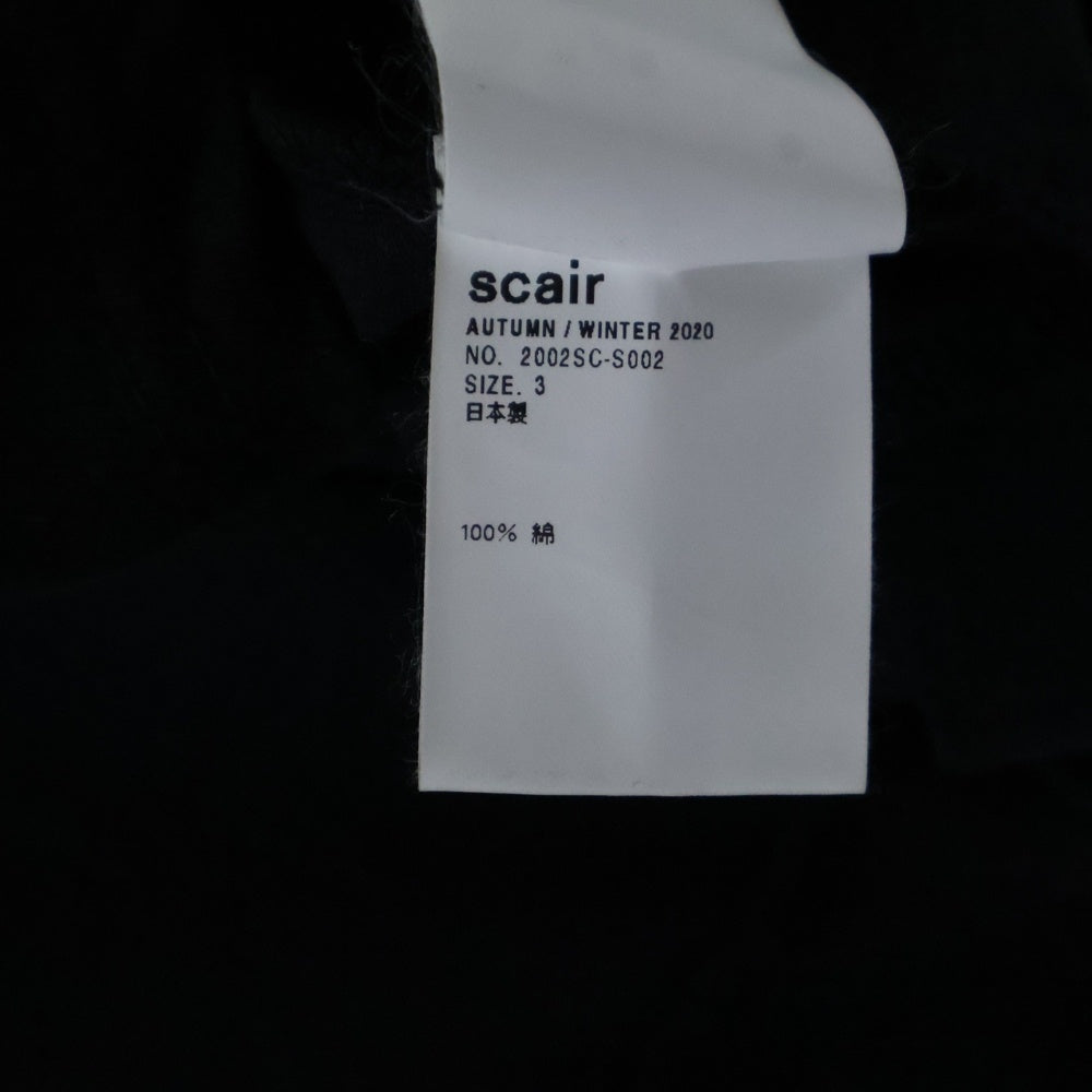 SCAIR(スケアー) スナップボタン コットン長袖シャツ 2002SC-S002