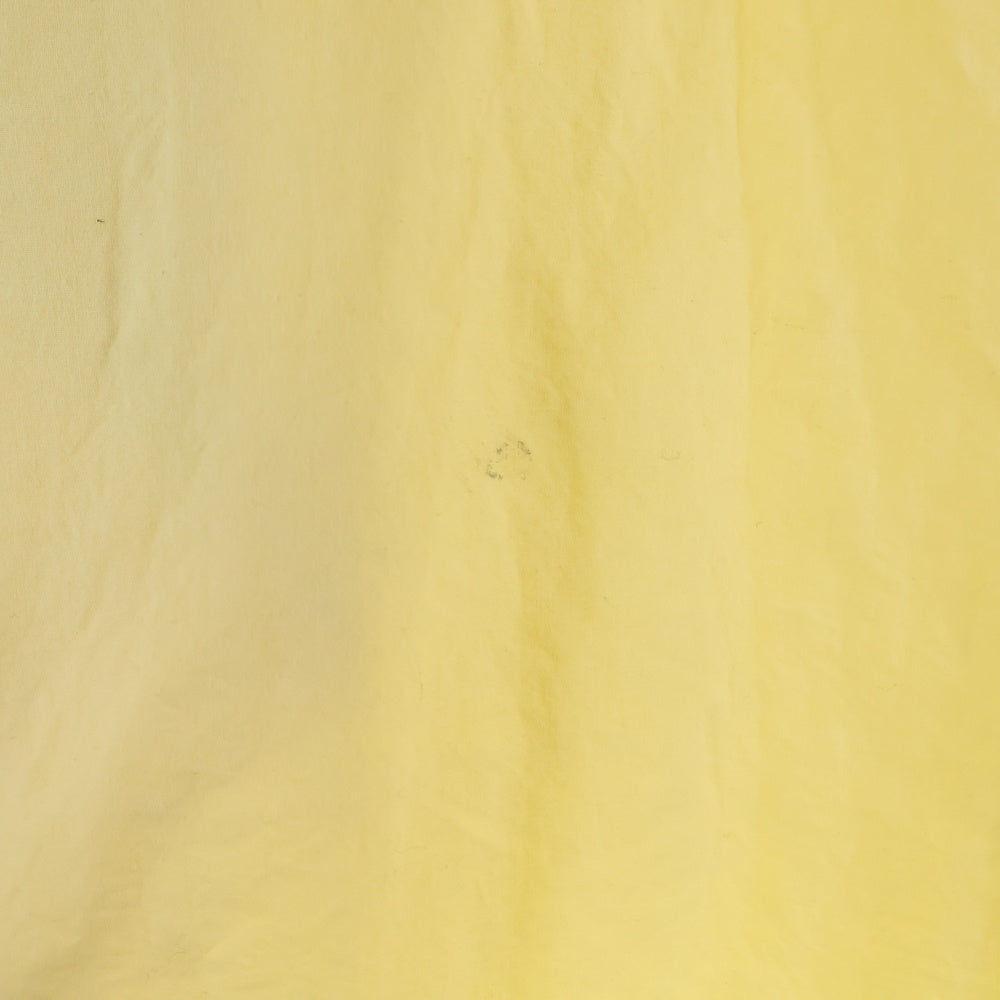 yarmo(ヤーモ) コットン オーバーサイズ 長袖シャツ イエロー YAR-21AW S11 C