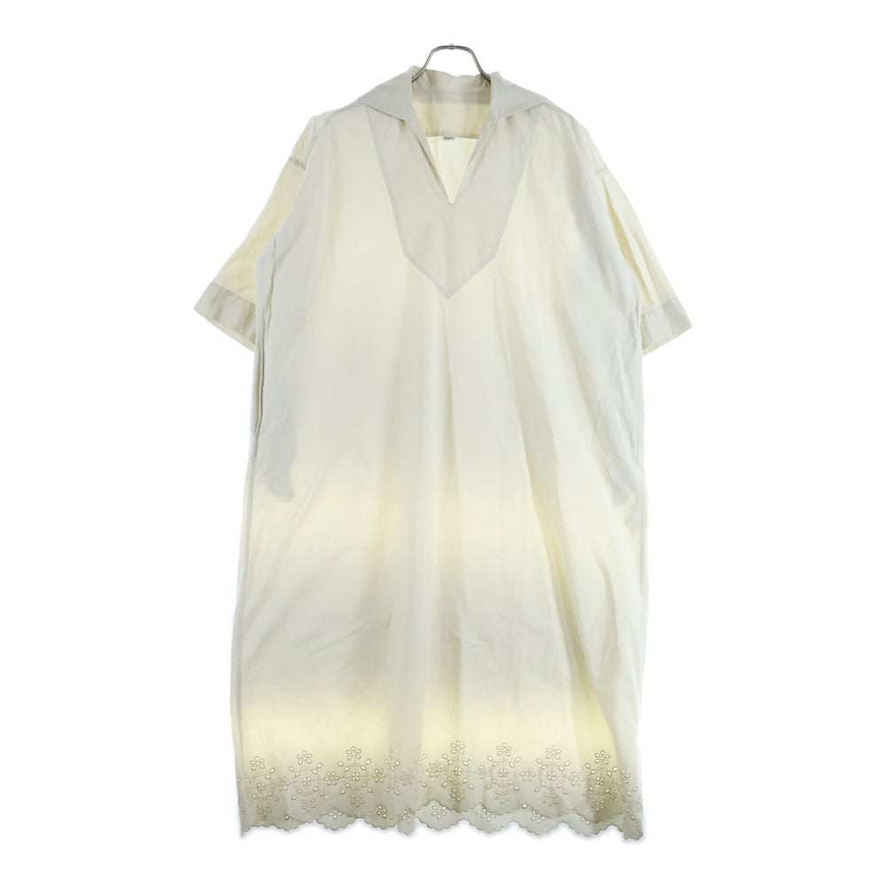 45RPM(フォーティーファイブアールピーエム) 花柄 ショートスリーブ ワンピース ドレス レディース ベージュ