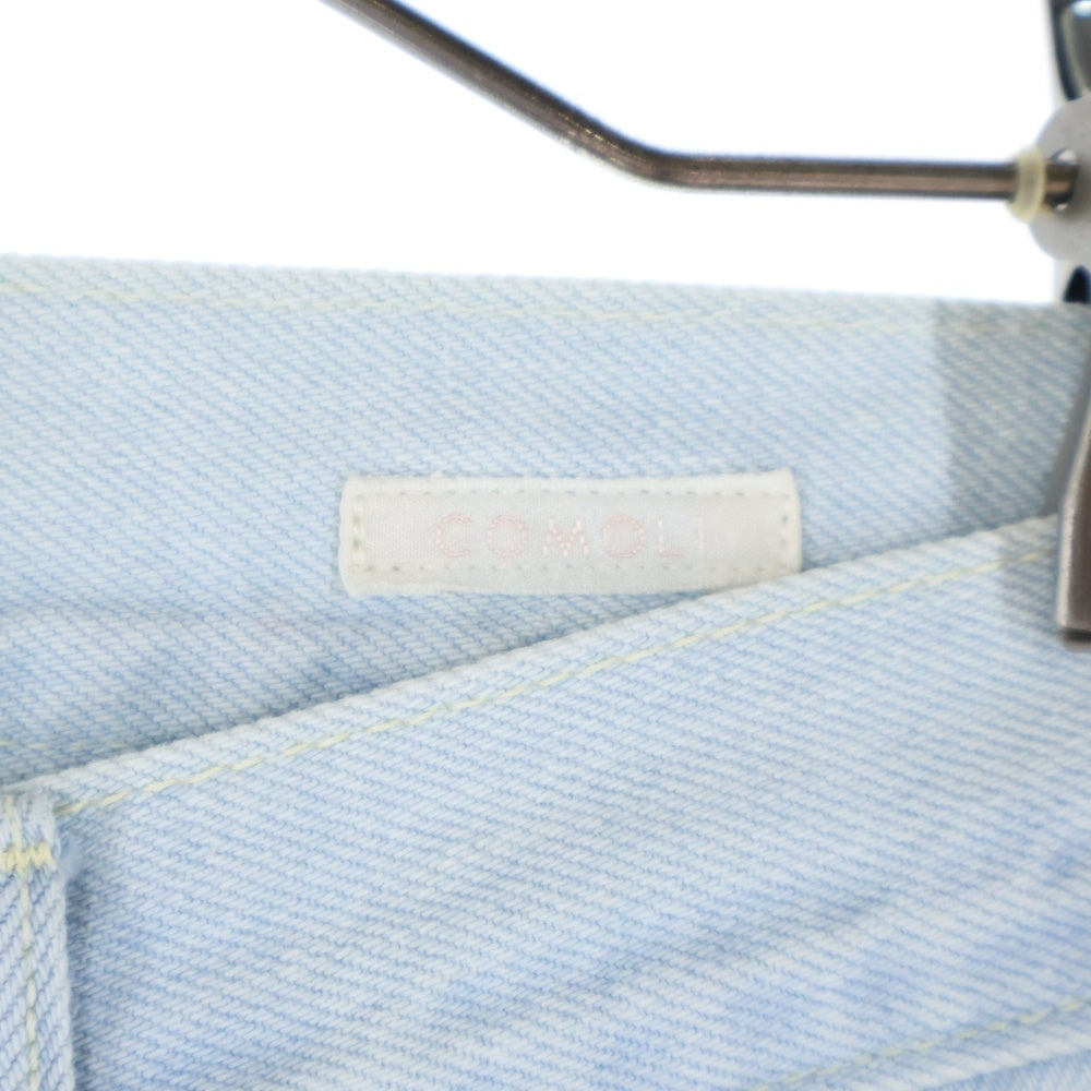 COMOLI(コモリ) アイス ウォッシュ ストレートデニムパンツ インディゴ 14F-03005