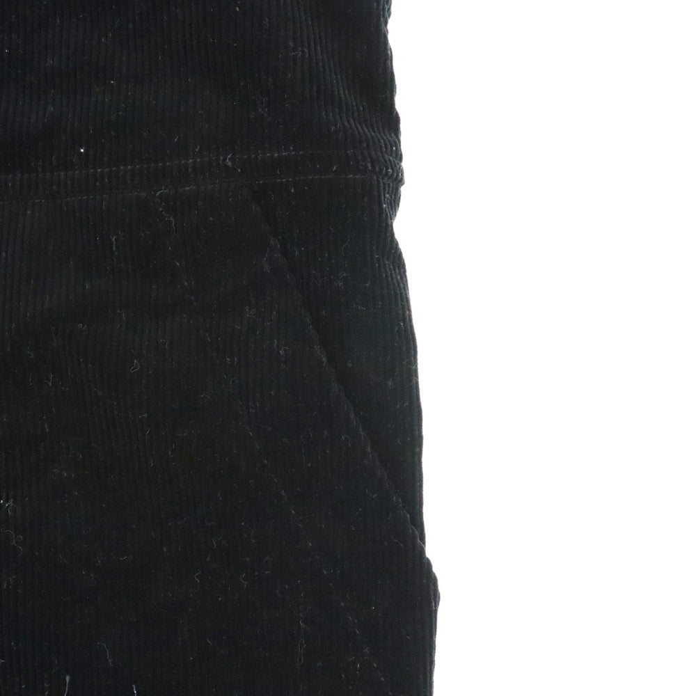 unfil(アンフィル) コーデュロイ オールインワン サロペット ブラック