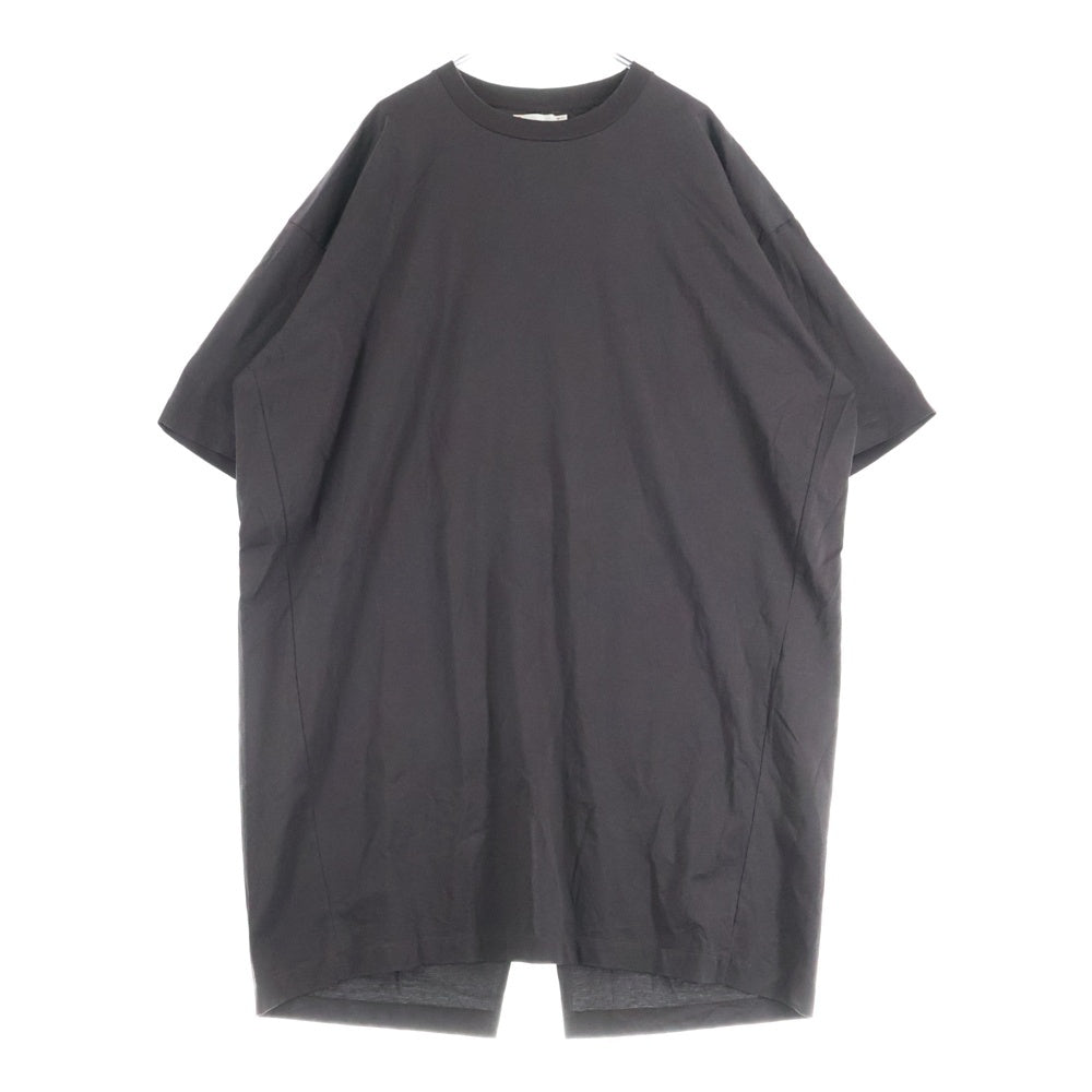 unfil(アンフィル) コットン クルーネック半袖ワンピース ドレス ブラウン レディース ONSP-UW142