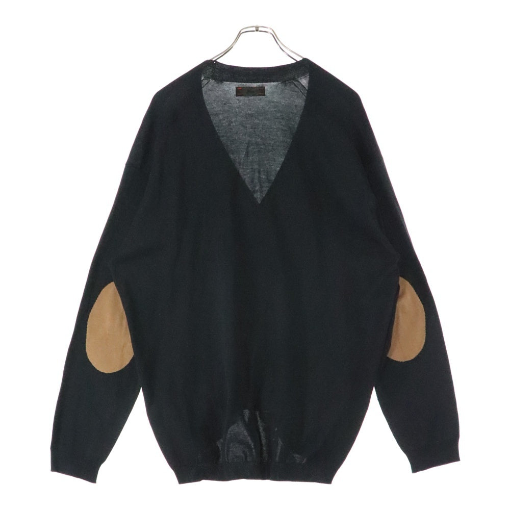 unfil(アンフィル) スナップボタン カーディガン ブラック WWSP-UU005