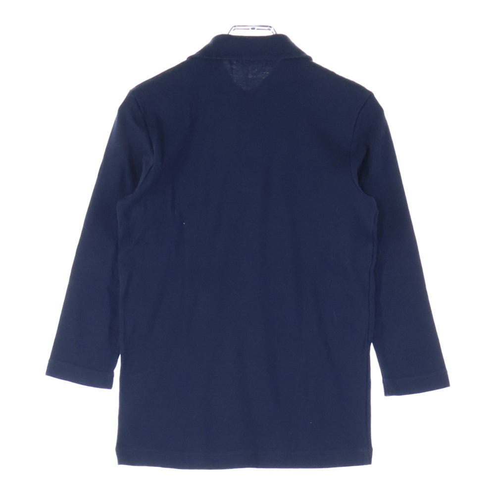 SUNSPEL(サンスペル) 2ボタン ロングスリーブ 長袖ポロシャツ レディース ネイビー 11S-AG-009