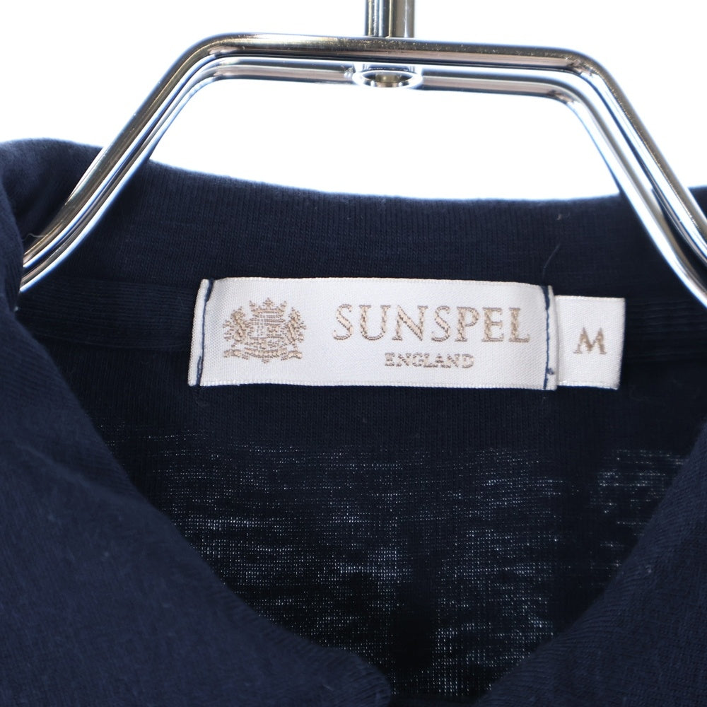 SUNSPEL(サンスペル) 2ボタン ロングスリーブ 長袖ポロシャツ レディース ネイビー 11S-AG-009