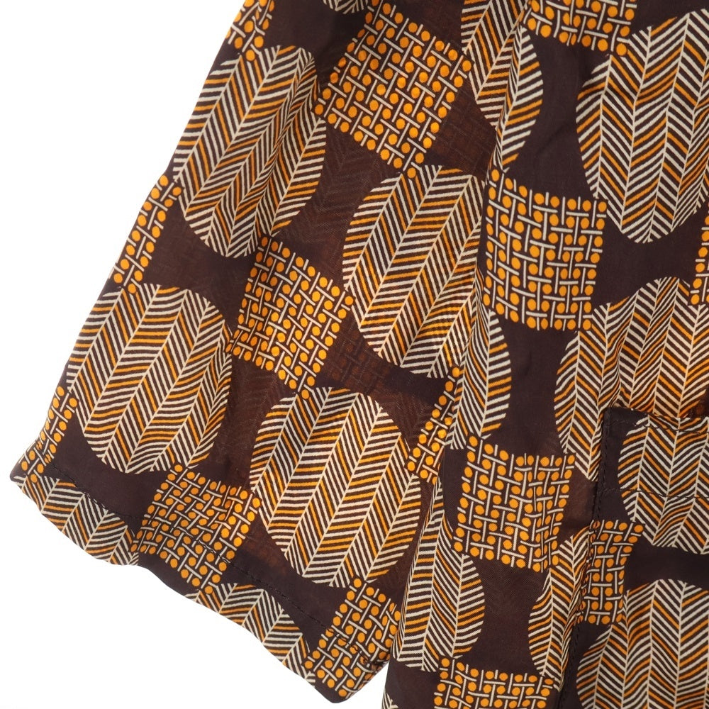 Needles(ニードルス) V NECK ROBE CUPRA SATEEN ブイネック ローブ キュプラ サテンガウンコート ブラウン EJ062