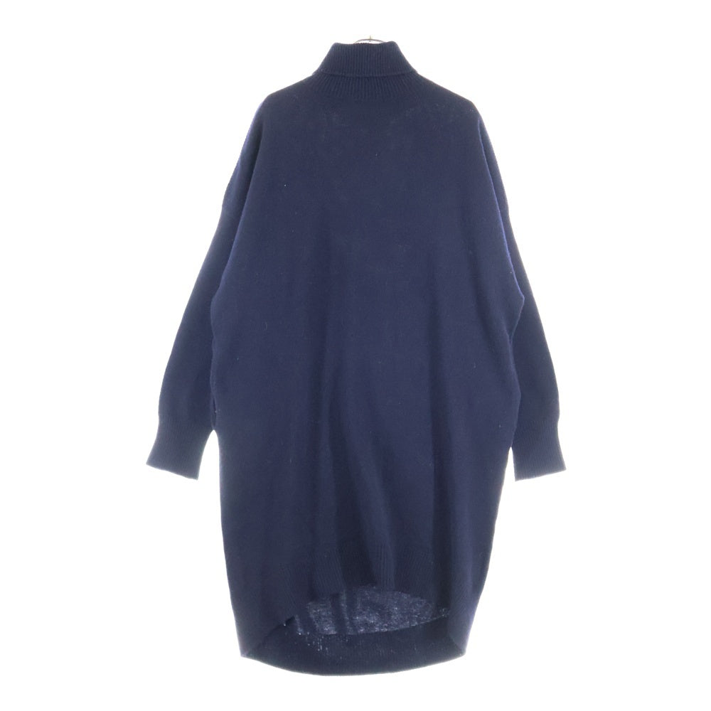 NO BRAND(ノーブランド) L'EFFRONTEE (レフロンテ) ウール タートルニットセーターワンピース ドレス レディース ネイビー 18-080-500-9010-3-0