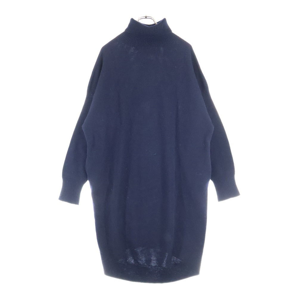 NO BRAND(ノーブランド) L'EFFRONTEE (レフロンテ) ウール タートルニットセーターワンピース ドレス レディース ネイビー 18-080-500-9010-3-0