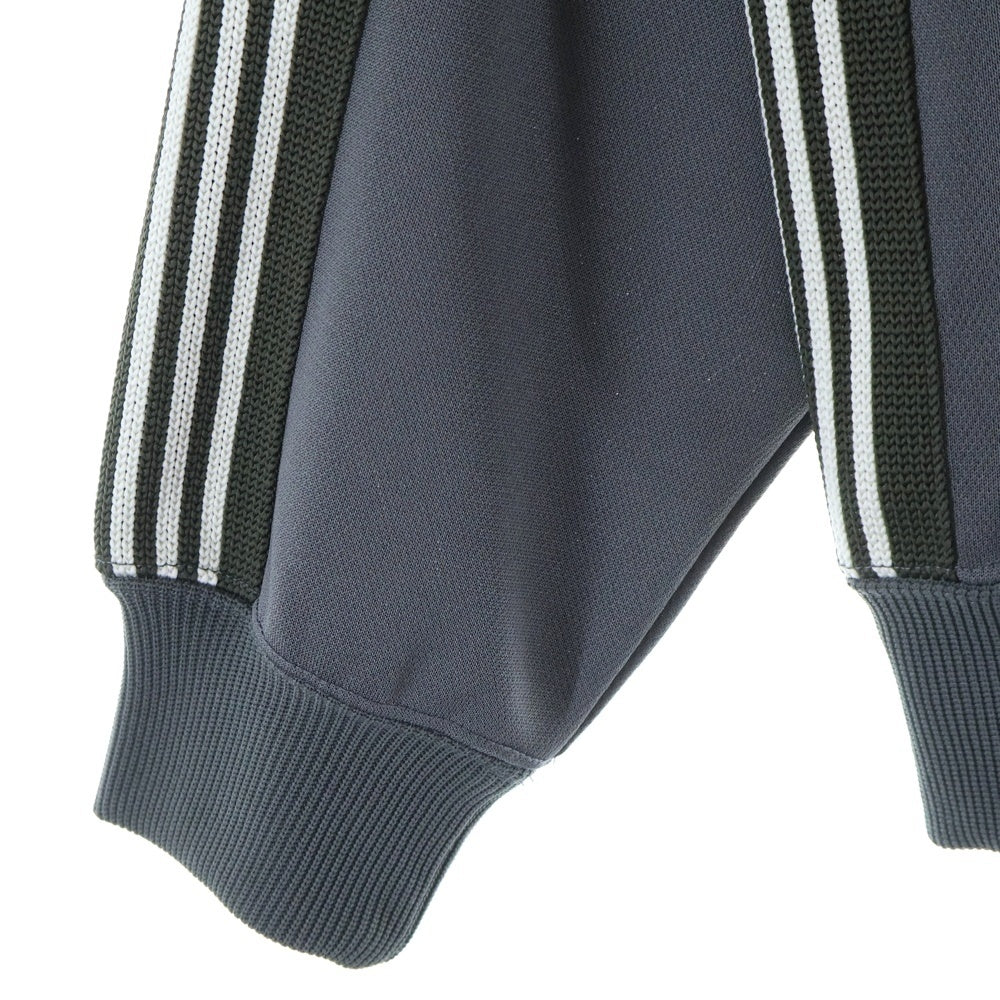 Needles(ニードルス) ×BEAMS BOY ビームスボーイ フロント刺繍 モックネックスウェットトレーナー グレー LQ360