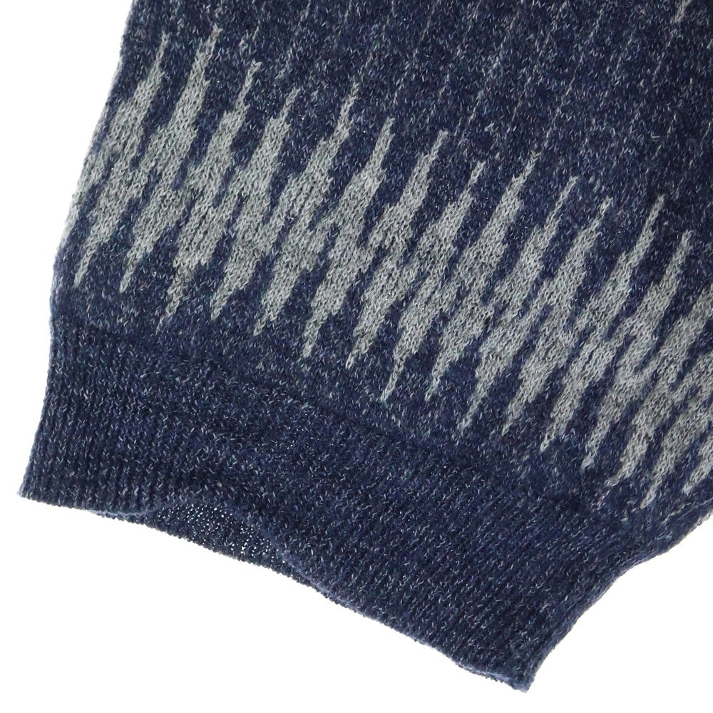 FILMELANGE(フィルメランジェ) リネン クルーネック半袖Tシャツ カットソー ネイビー 3HTS-JILL-LTJ