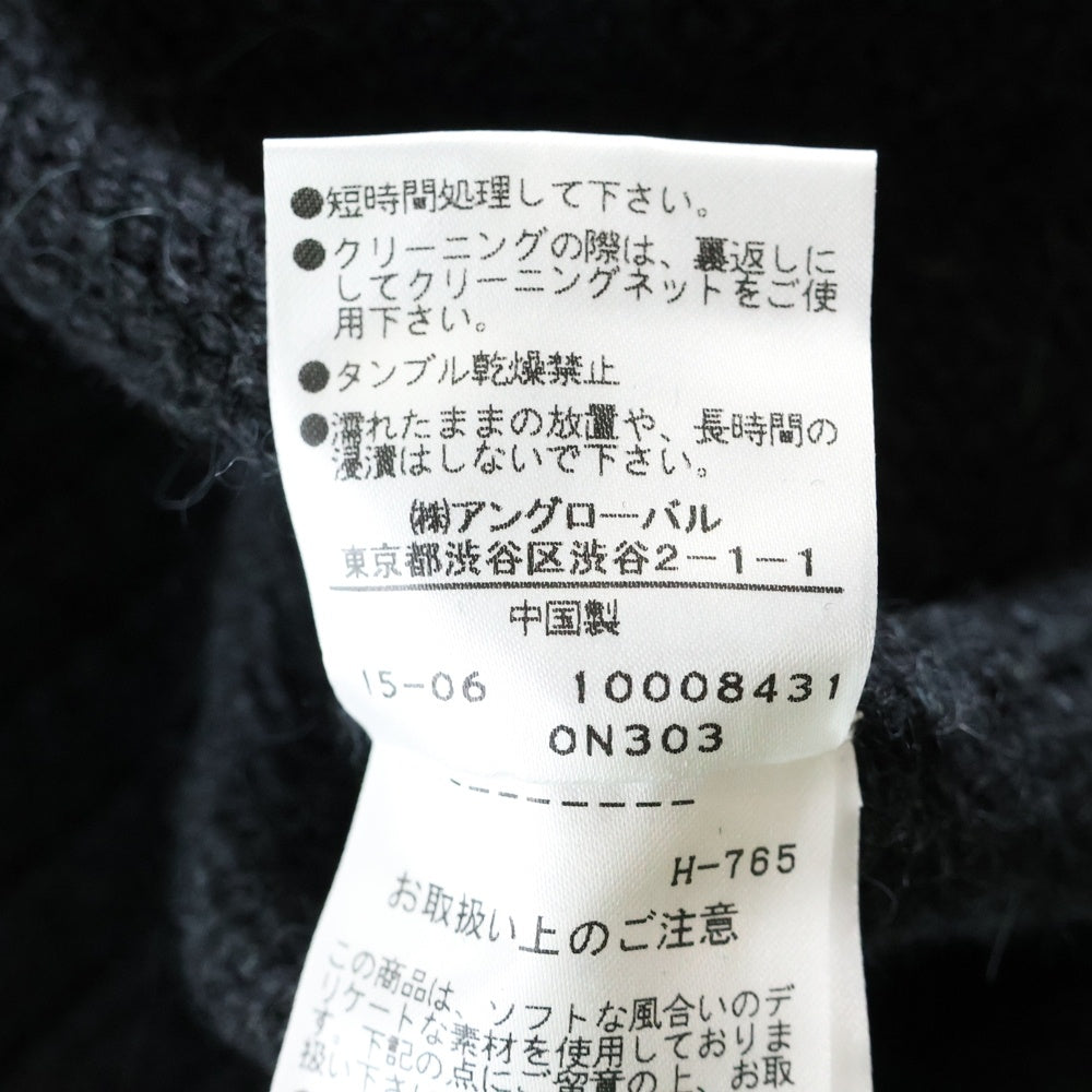 MARGARET HOWELL(マーガレットハウエル) ウール タートルネックワンピース ドレス レディース ブラック 595-5263511