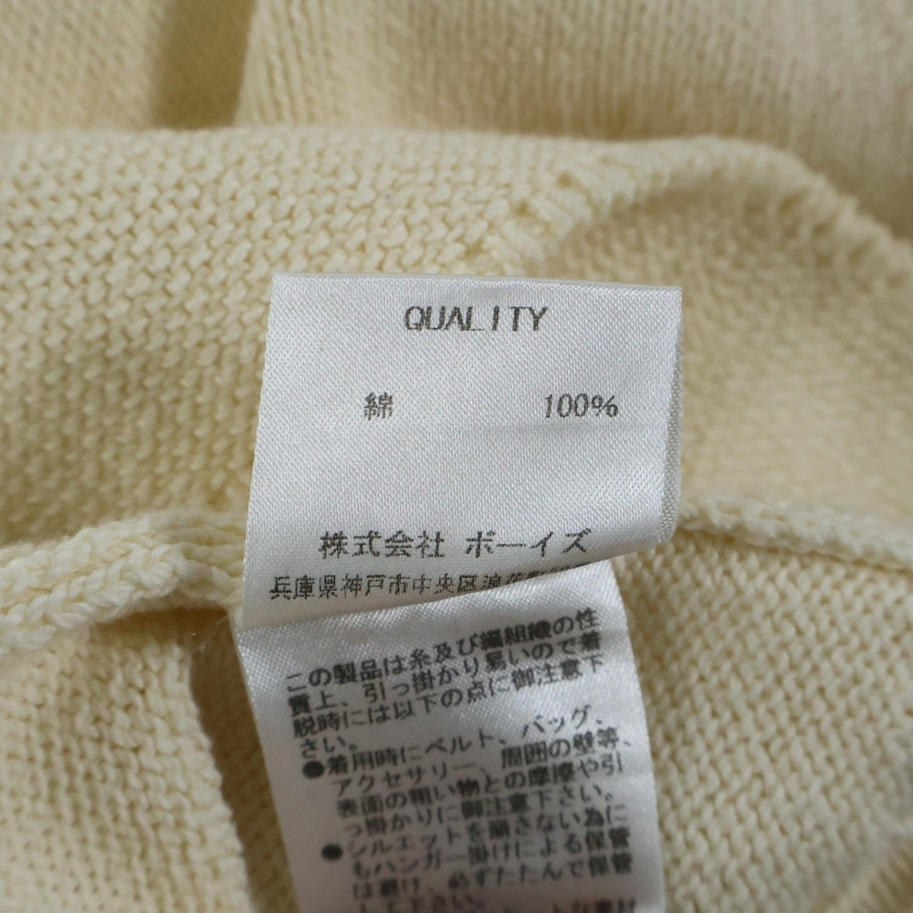 LE TRICOTEUR(ル トリコチュール) クルーネックニットセーター レディース アイボリー TR-4198