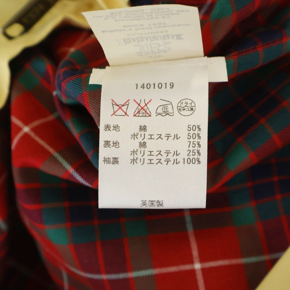 BARACUTA(バラクータ) スウィングトップ ジップアップフライトジャケット ブルゾン イエロー 1401019