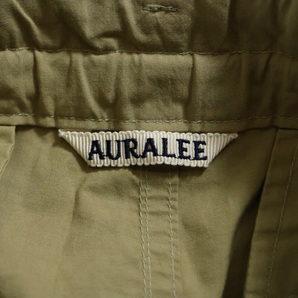 AURALEE(オーラリー) コットン イージーワイドパンツ ベージュ A7SP07WC