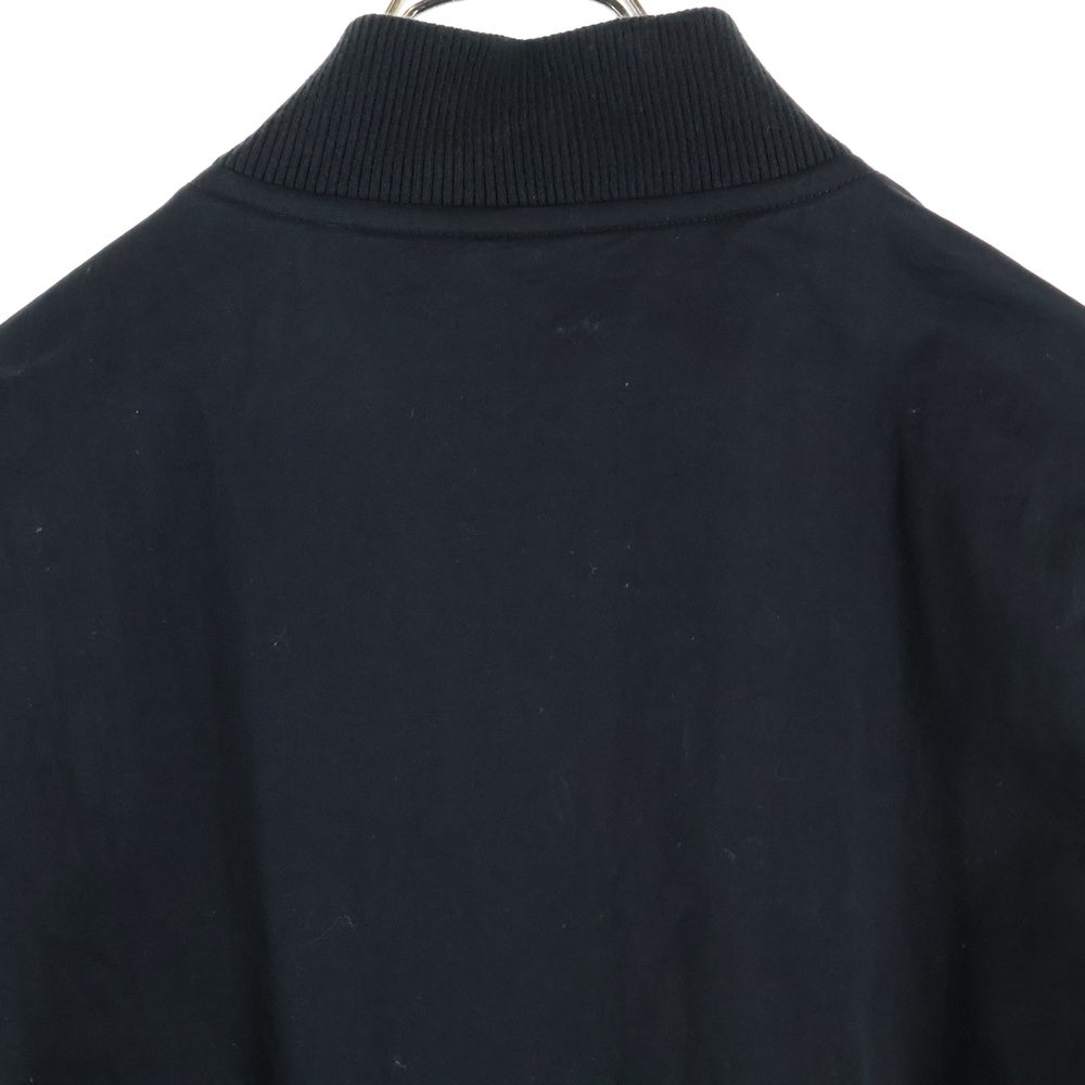 RON HERMAN(ロンハーマン) ナイロン ジップアップフライトジャケット MA-1 ブラック 512040048-1071