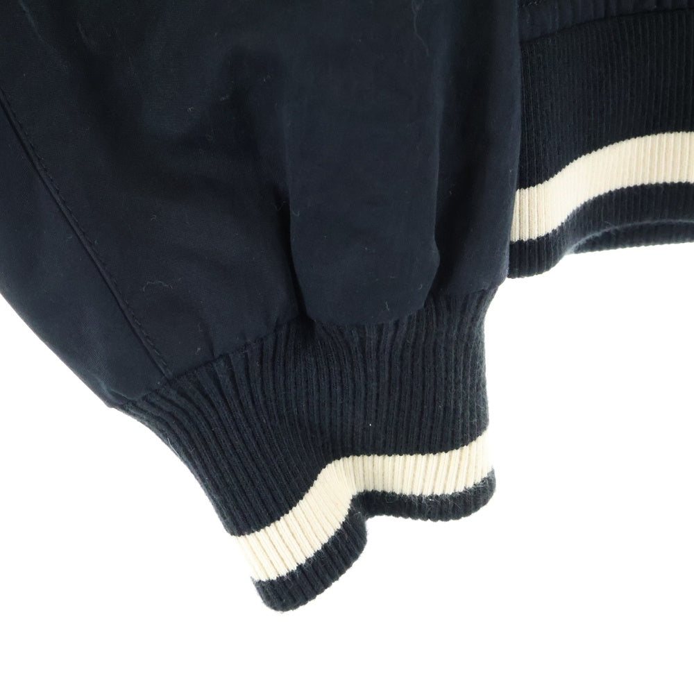 RON HERMAN(ロンハーマン) ナイロン ジップアップフライトジャケット MA-1 ブラック 512040048-1071