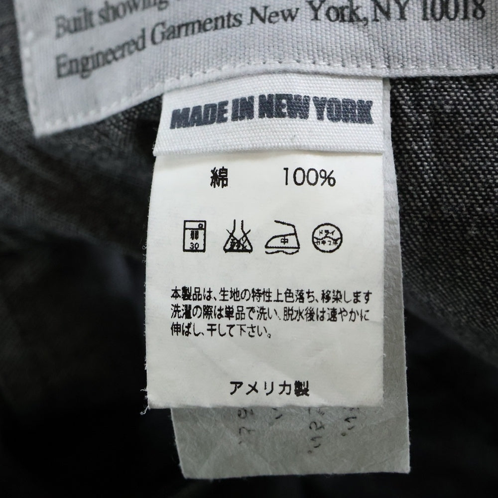 Engineered Garments(エンジニアド ガーメンツ) フロントボタン デニムロングスカート レディース ブラック