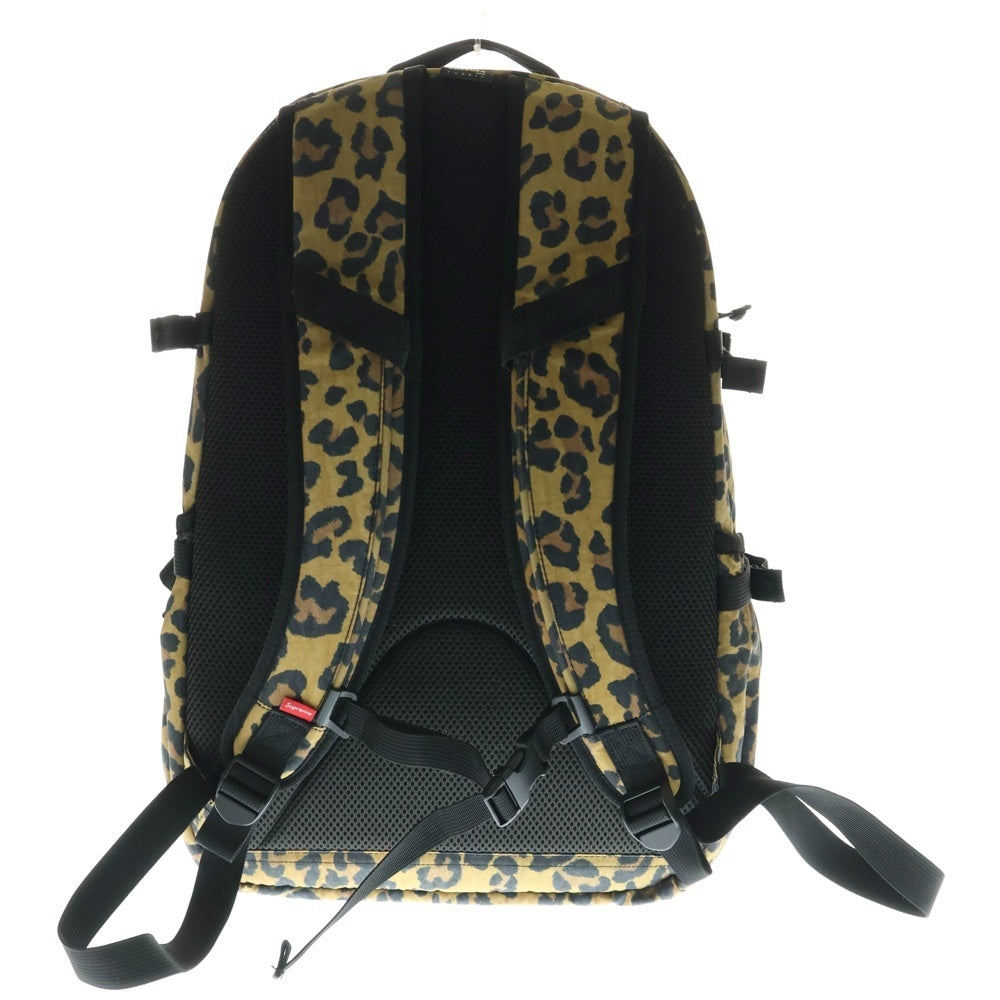 SUPREME(シュプリーム) 20AW Leopard Backpack Bag レオパード バックパック バッグ リュック イエロー/ブラック