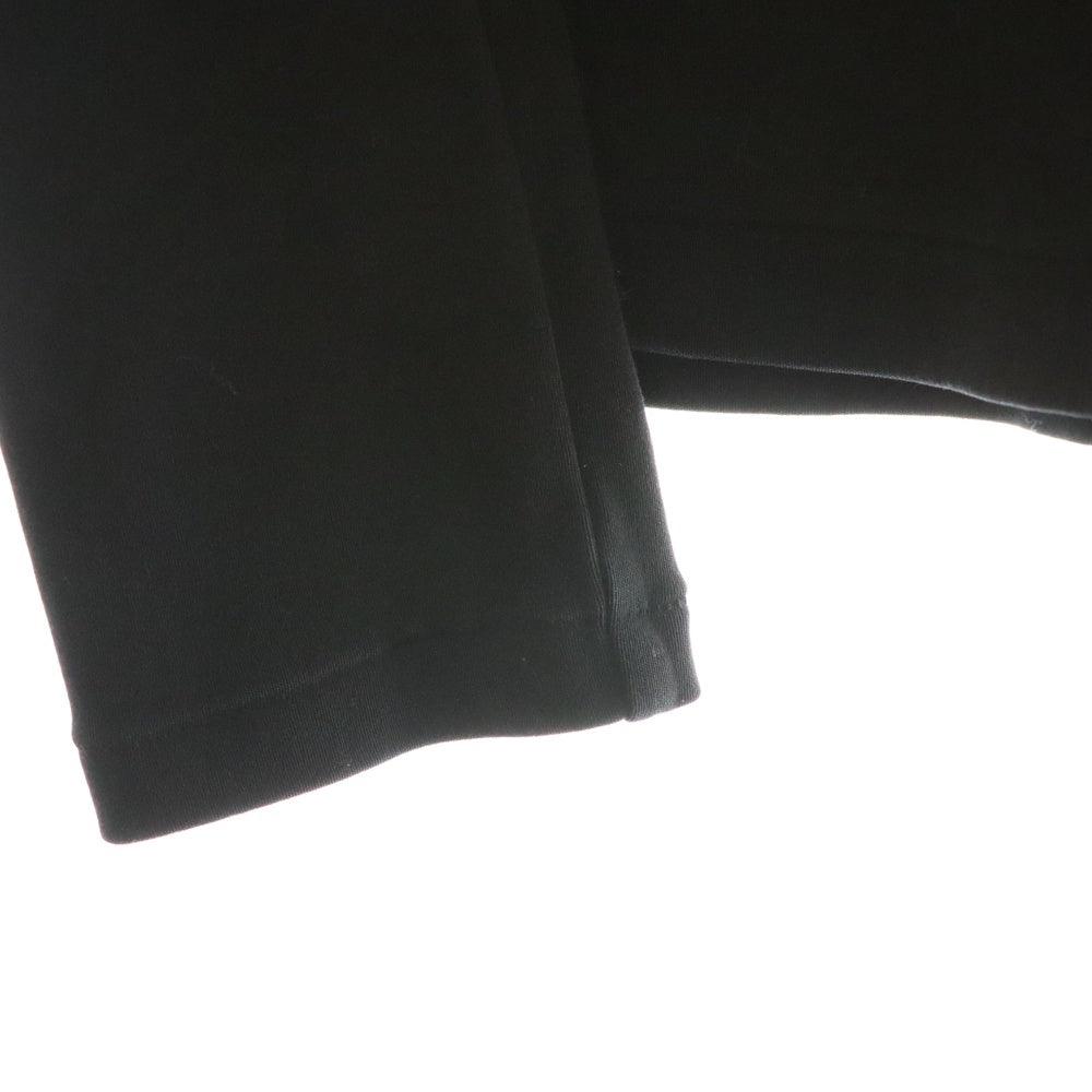 Yohji Yamamoto(ヨウジヤマモト) 100/2強撚スムス脇ネ-ム コットン クルーネック 長袖Tシャツ カットソー ブラック レディース FA-T76-060
