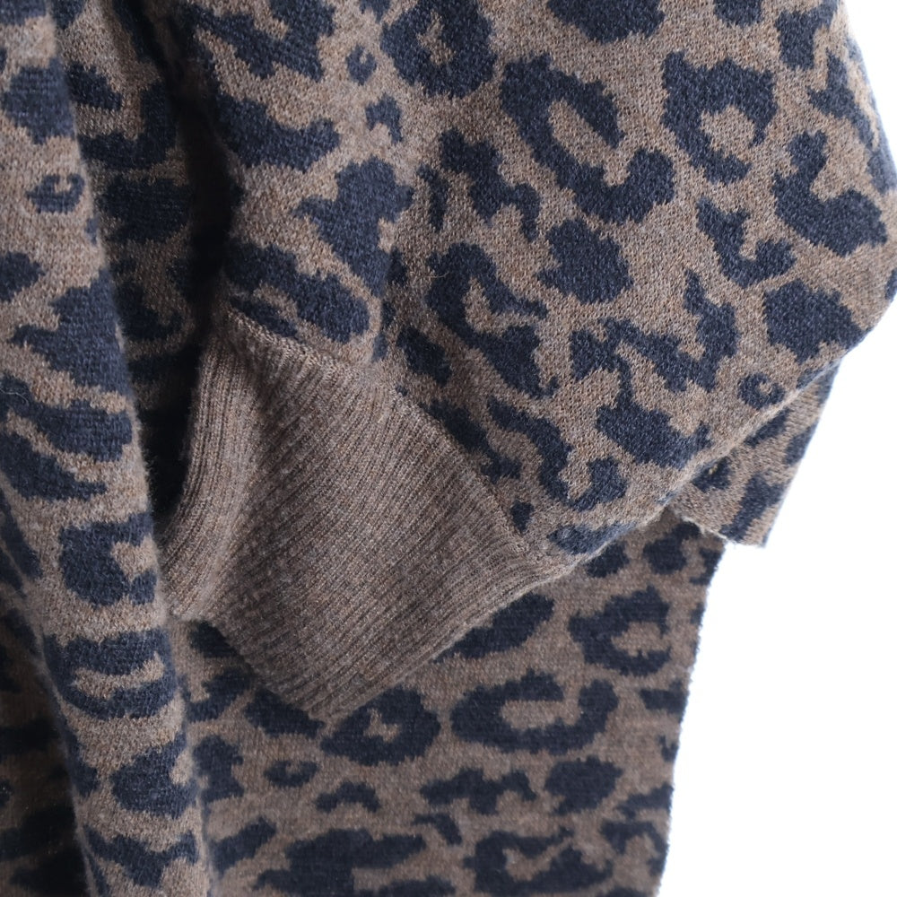 HYSTERIC GLAMOUR(ヒステリックグラマー) MAIDEN LOGOジャカード ショールカーディガン ブラウン レディース 01233ND01