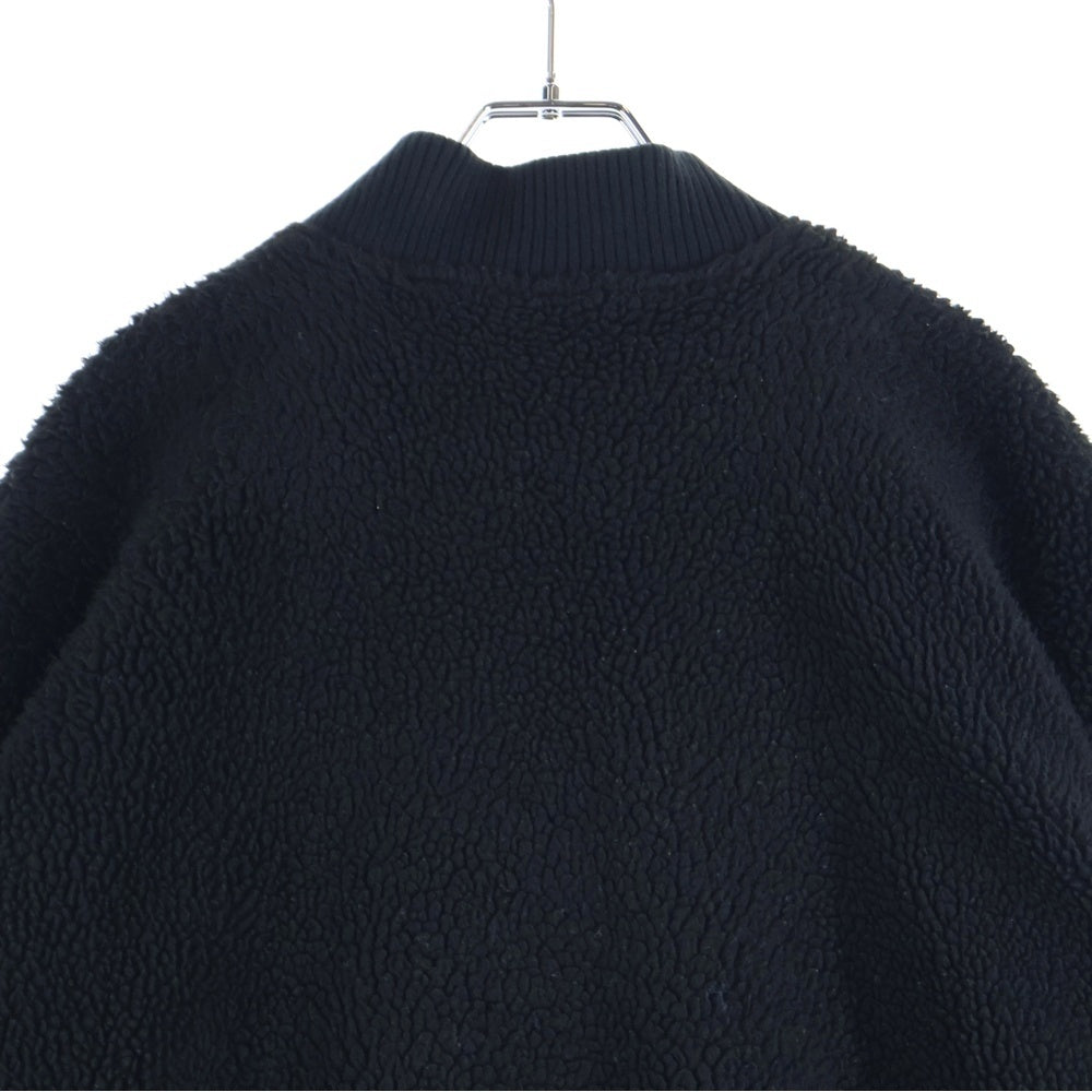HYSTERIC GLAMOUR(ヒステリックグラマー) TAGアップリケ オーバーサイズ ボアコート ブラック レディース 01223AC01
