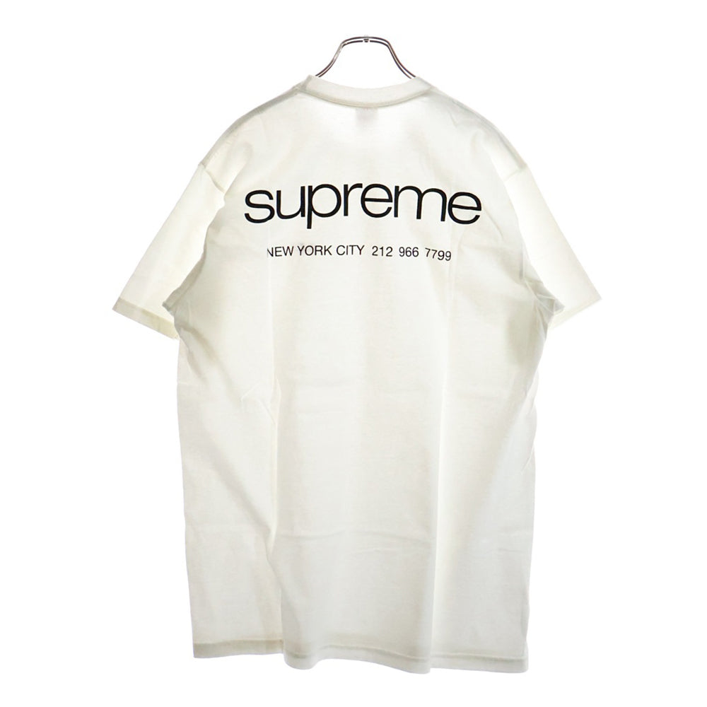 SUPREME(シュプリーム) 23AW Nyc Tee バックプリントTシャツ 半袖クルーネックカットソー ホワイト