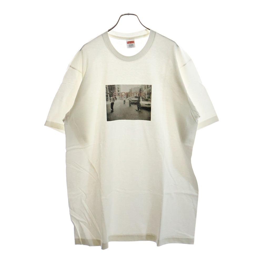 SUPREME(シュプリーム) 24SS Crew 96 Tee クルー フロントプリントTシャツ 半袖クルーネックカットソー ホワイト