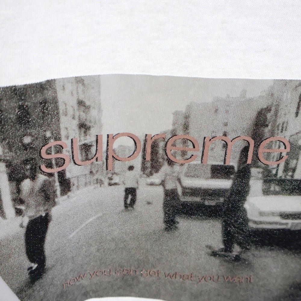 SUPREME(シュプリーム) 24SS Crew 96 Tee クルー フロントプリントTシャツ 半袖クルーネックカットソー ホワイト