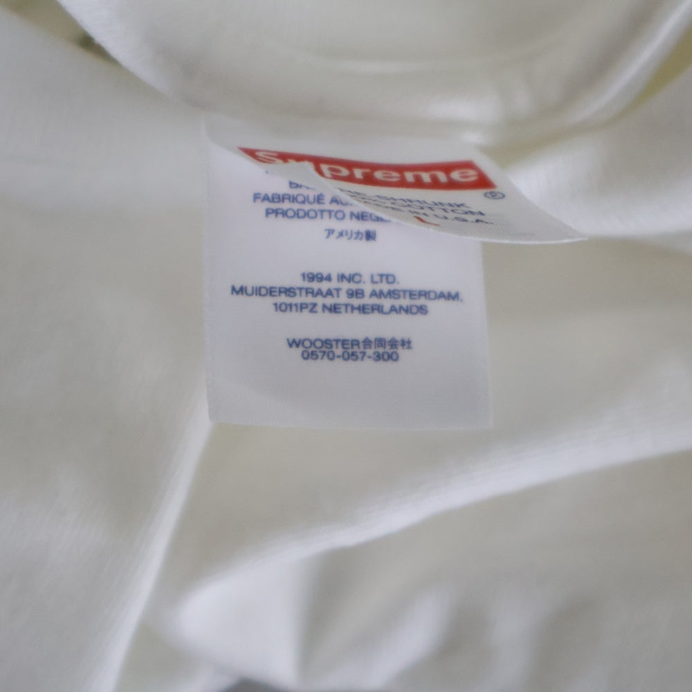SUPREME(シュプリーム) 24SS Crew 96 Tee クルー フロントプリントTシャツ 半袖クルーネックカットソー ホワイト