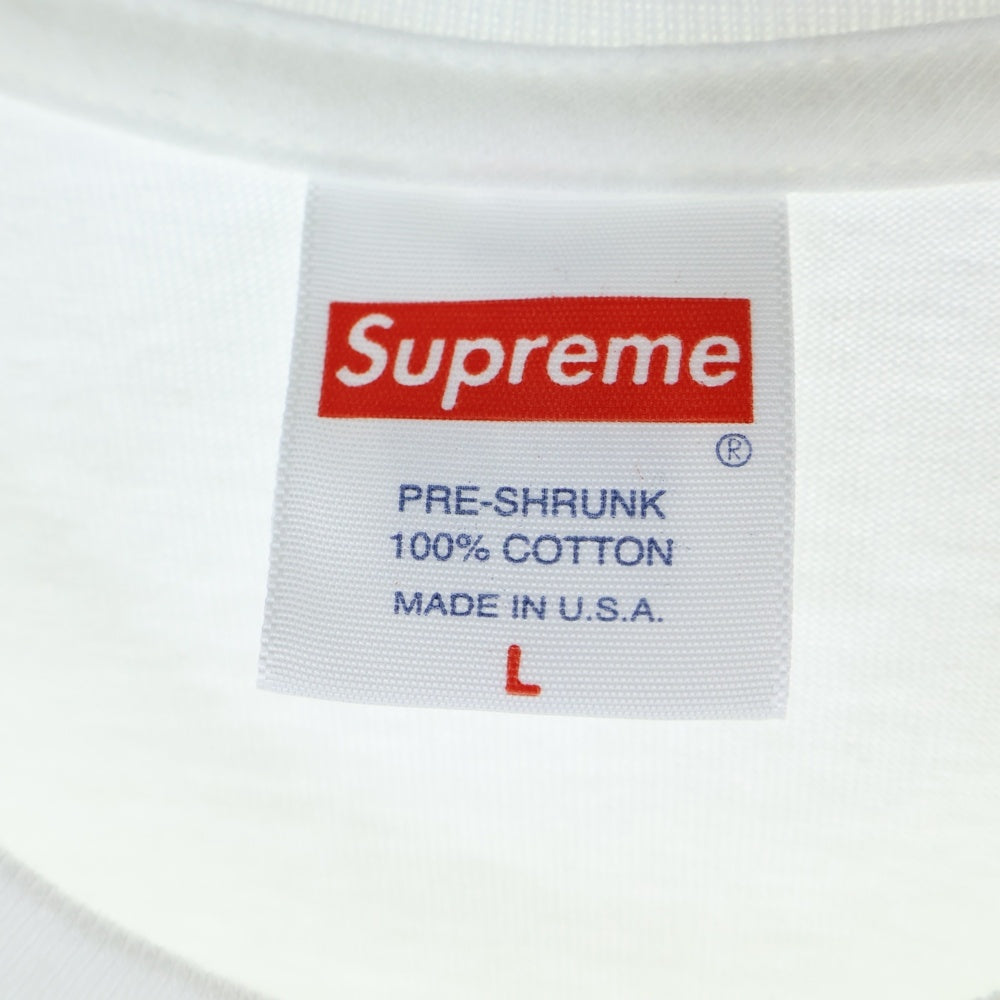 SUPREME(シュプリーム) 22AW Play Dead Tee プレイデッド 両面プリントTシャツ 半袖クルーネックカットソー ホワイト
