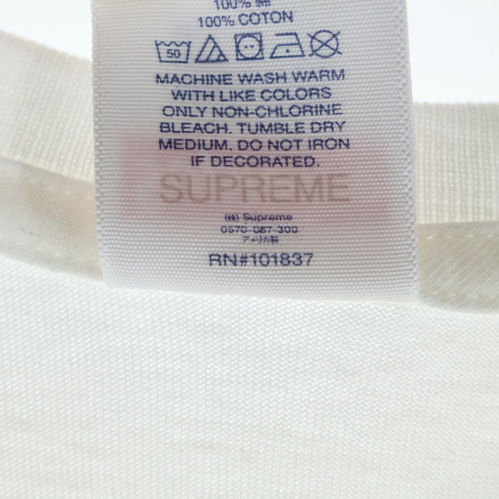 SUPREME(シュプリーム) 22AW Play Dead Tee プレイデッド 両面プリントTシャツ 半袖クルーネックカットソー ホワイト