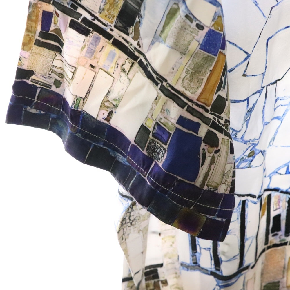 SUPREME(シュプリーム) 24SS Mosaic S/S Shirt モザイク総柄 半袖オープンカラーシャツ マルチカラー