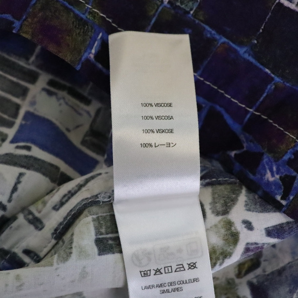 SUPREME(シュプリーム) 24SS Mosaic S/S Shirt モザイク総柄 半袖オープンカラーシャツ マルチカラー