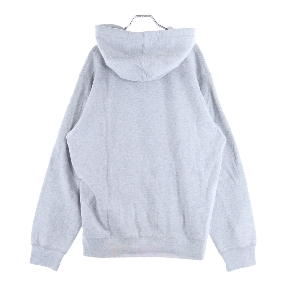 SUPREME(シュプリーム) 19SS Tag Logo Hooded Sweatshirt タグロゴ刺繍 スウェットプルオーバーパーカー フーディー グレー