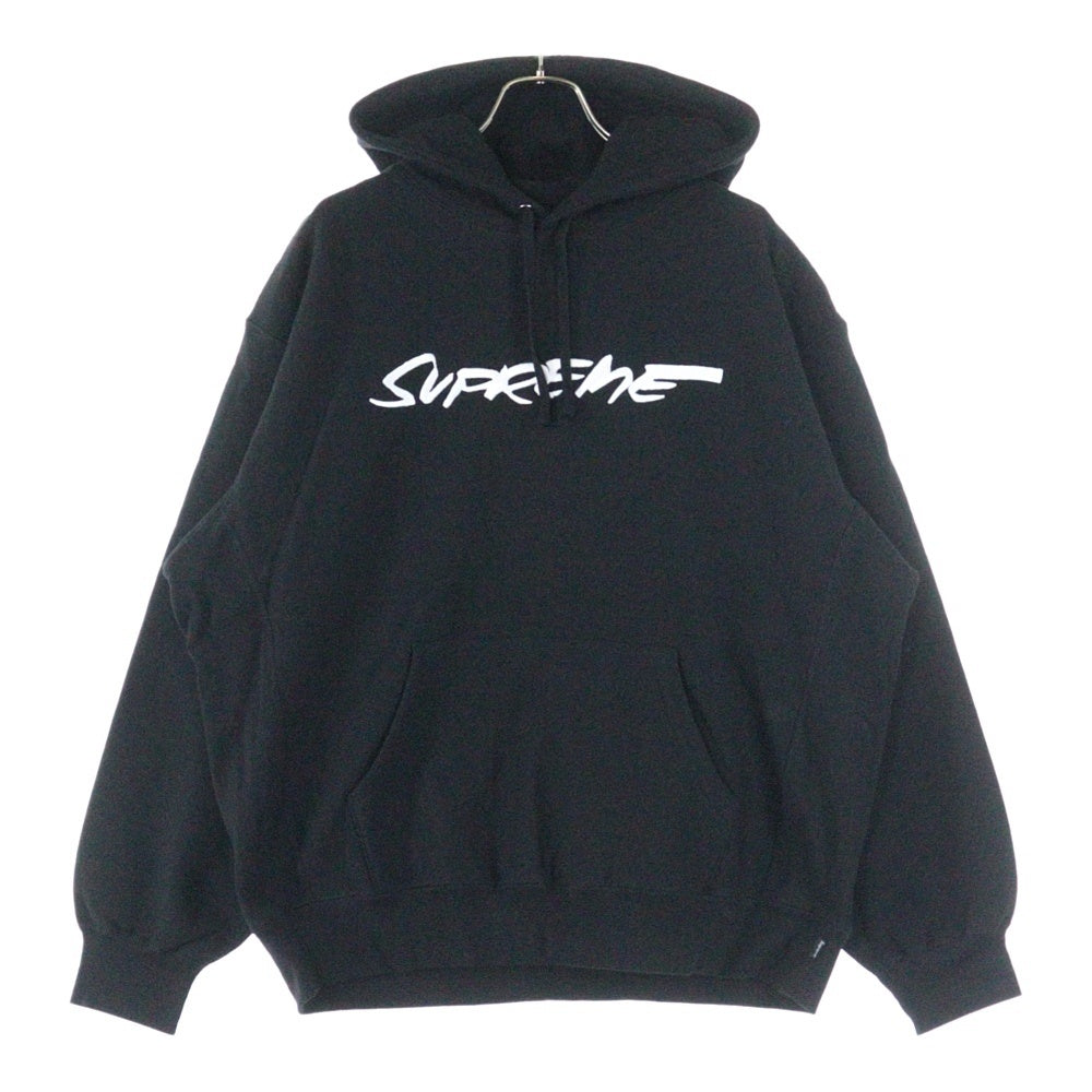 SUPREME(シュプリーム) 24SS Futura Logo Hooded Sweatshirt フューチュラロゴ スウェットプルオーバーパーカー ブラック