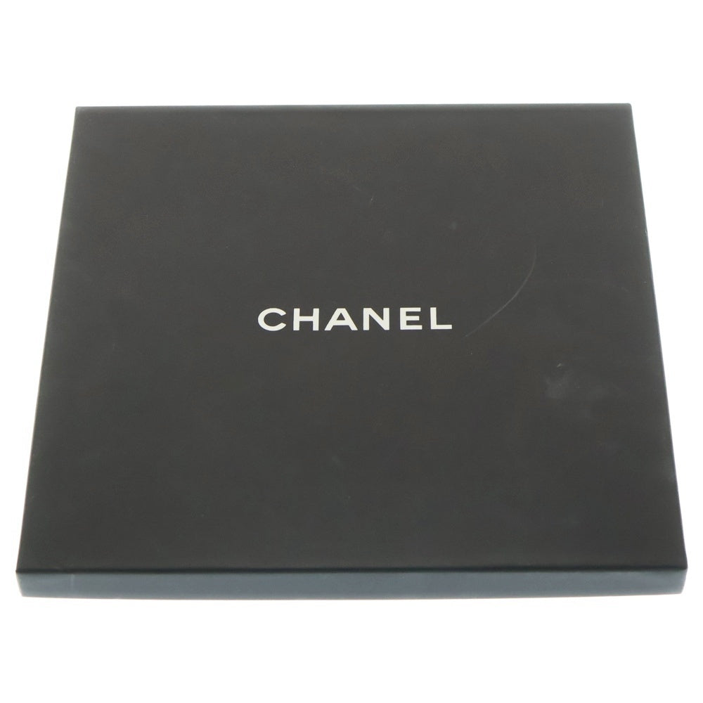 CHANEL(シャネル) 編込みライン ココマーク カシミア ニットキャップ 帽子 ブラック/レッド レディース